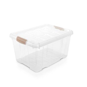 Caja New Box Con Cierres Transparente Acc Color